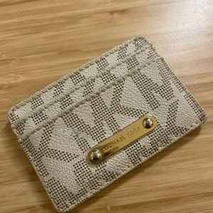 Michael Kors White Card Holder